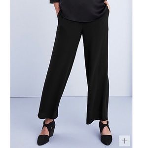 Eileen Fisher Wide Luxe Trouser Silk